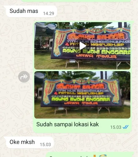 Pengiriman Papan Bunga Prabumulih