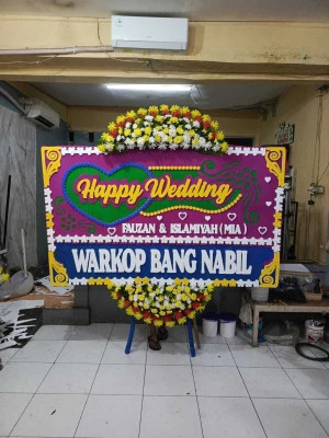 Papan Bunga di Prabumulih