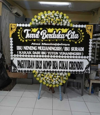 Papan Bunga di Prabumulih